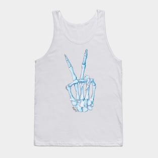 Peace Skeleton Tank Top